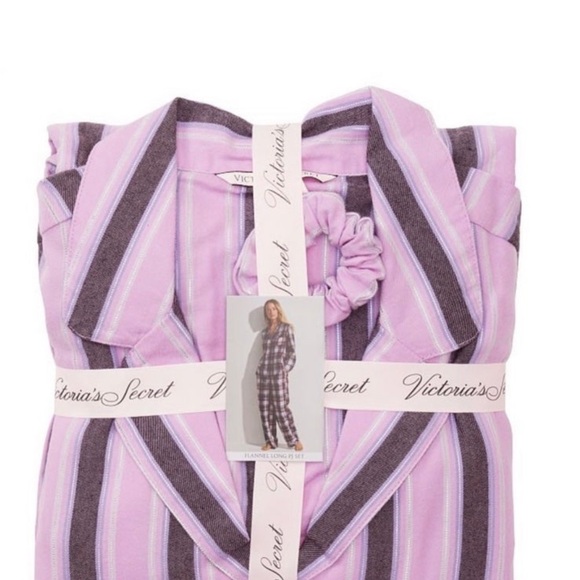 Victoria's Secret Purple Striped Pajama Set - Picture 3 of 9